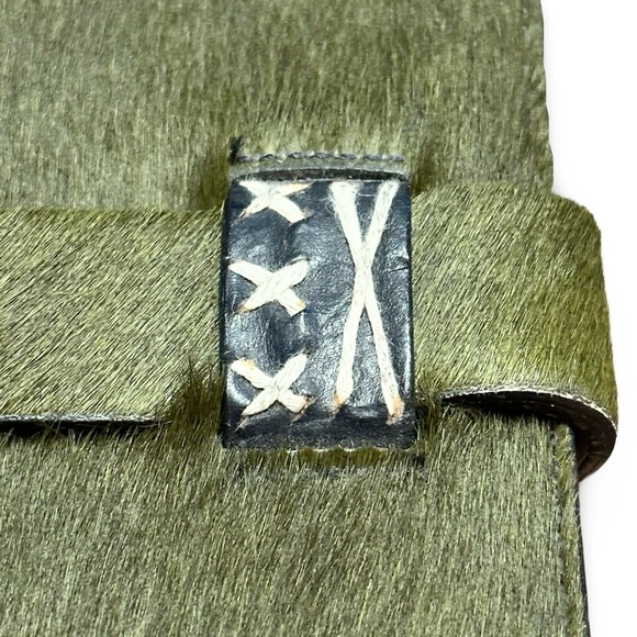 Streets Ahead Calf-hair Bi-fold wallet - Green - Boho - Picture 6 of 9